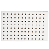 Perforated sound absorbing plate